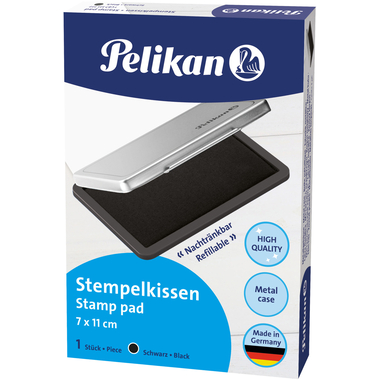 PELIKAN Metall-Stempelkissen schwarz 331777 Gr.2 11x7cm