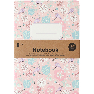I AM CREATIVE Notizbuch A5 4005.44 rosa 60 Seiten