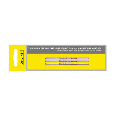 ONLINE Kugelschreiber-Minen M 40013/3 rot Red