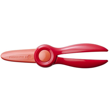 FISKARS Kinderschere 9.5cm 1064065 rot, für Anfänger