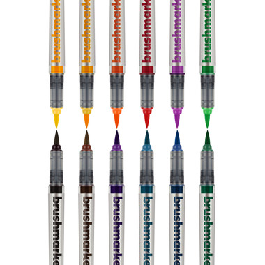 KARIN Brush Marker PRO 27C Basic colours 12 pezzi