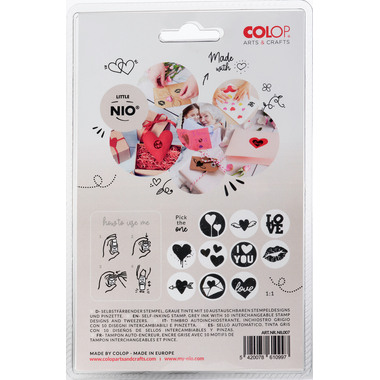 COLOP Stempel 154843 Little NIO Handmade Liebe
