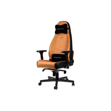 noblechairs Chaise de gaming ICON Cuir véritable Cognac