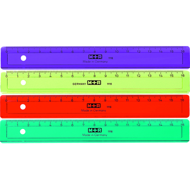 M+R Riga piatta 16cm 711160150 colori ass.