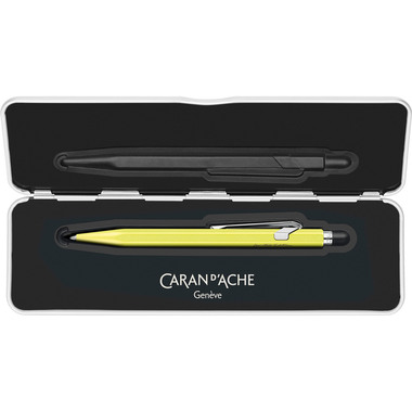 CARAN D'ACHE Stylo à bille 849 Slimpack NN0849.462 jaune neon, refill
