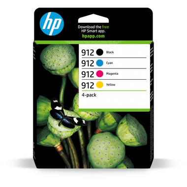 HP Combopack 912 CMYBK 6ZC74AE OfficeJet 8010/8020 250/315 S.