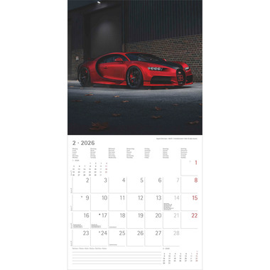 ALPHA EDITION Bildkalender 2026 160182 High Speed ML 30x30cm