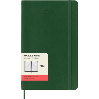 MOLESKINE Agenda Classic Large 2026 DSK1512DC3Y26 1J/1P vert myrte SC 13x21cm