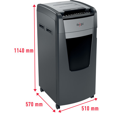 REXEL Aktenvernichter Optimum AF+ 2020750MCH 750M, P-5, 140lt