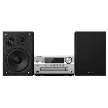 Panasonic Micro-HiFi Sistema SC-PMX802E Nero/Argento