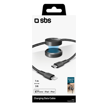 USB-C auf Lightning Kabel mit MFA Magnethalter
