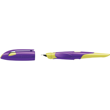 STABILO Stylo plume EASYbirdy M 5012/341 jaune/violet, R Start