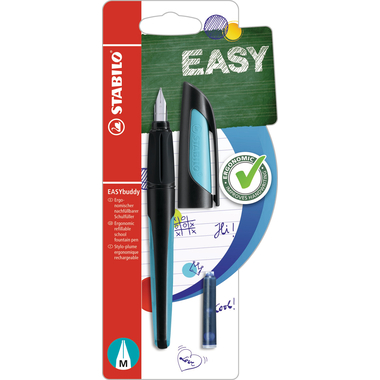 STABILO Füller EASYbuddy B-53920-5 blau/schwarz