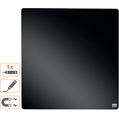 NOBO Quartet magnetico 1903774 360x360mm black