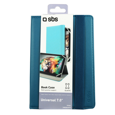 Étui livre universel avec fonction stand pour tablette 7 pouces | SBS