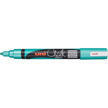 UNI-BALL Chalk Marker 1.8-2.5mm PWE-5M METALLIC GREEN Metallic grün