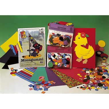 URSUS Moosgummi 20x30cm 8840099 10 Farben ass. 10 Stück