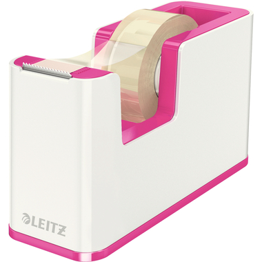 LEITZ Tape Dispenser WOW 19mmx33m 53641023 bianco/pink
