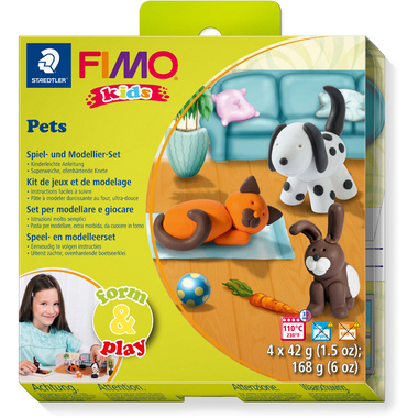FIMO form&play 4x42g 803402LY Set Pet