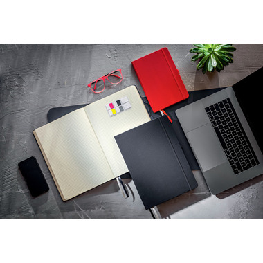 CONCEPTUM Notizbuch HC A5 CO109 black, Dot-Lineatur, 194 S.