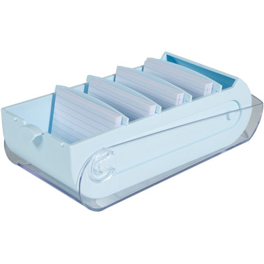EXACOMPTA Karteikartenbox Bunny A8 5336223D pastellblau 10x6.2x19.5cm