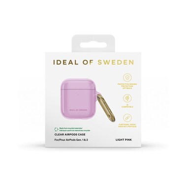 Ideal of Sweden Transport Case AirPods Gen. 1st/2nd Gen. Pink Clear