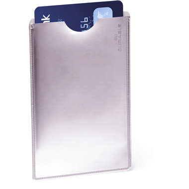 DURABLE Etui de protection 1 carte 890023 10 pcs., anti RFID