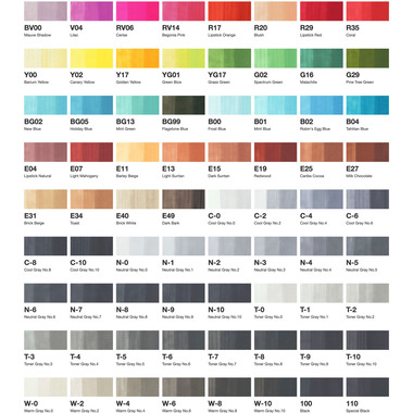 COPIC Marker Classic 20075161 Set B, 72 Stück