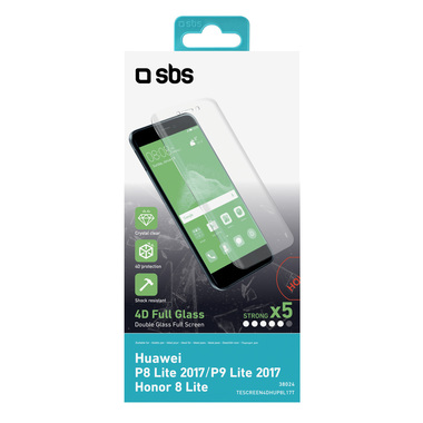 Schutzfolie aus gehärtetem Glas für Huawei P8, P9, Honor 8, Nova Lite