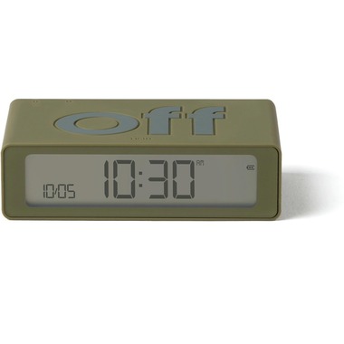 Sveglia digitale Lexon Flip Mini Kakhi