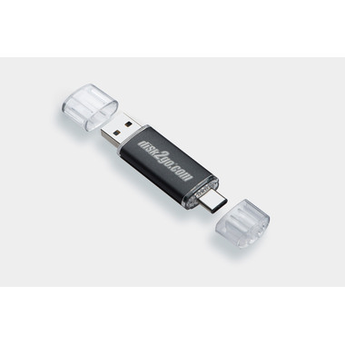 DISK2GO USB-Stick switch 64GB 30006595 Type-C/Type-A 3.0 double pack