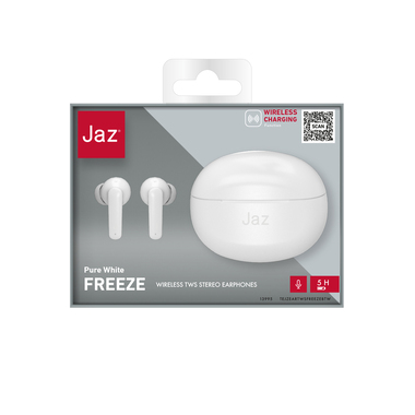 In-ear earphones with wireless charging base | JAZ