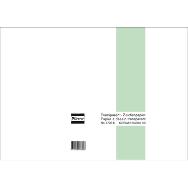 FAVORIT Papier transparent A3 1793 B 60/65g 50 feuilles