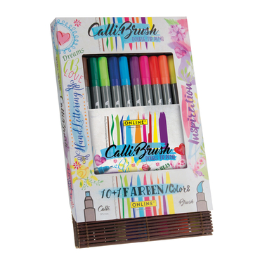 ONLINE Callibrush Pen Double Tip 2mm 19045 ass. 11er Etui