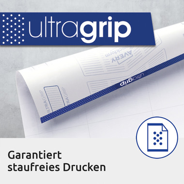 AVERY ZWECKFORM Ordner-Etiketten 61x192mm L4761-100 weiss 400 Stück/100 Blatt