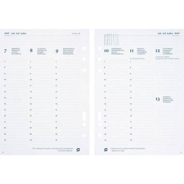 SUCCES Agenda A5 2027 847207000027U 1S/2P cal.sostit. 14.8x21cm