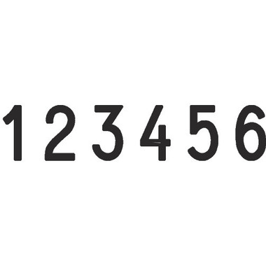 TRODAT Ziffernstempel 1596 6-stellig 9mm