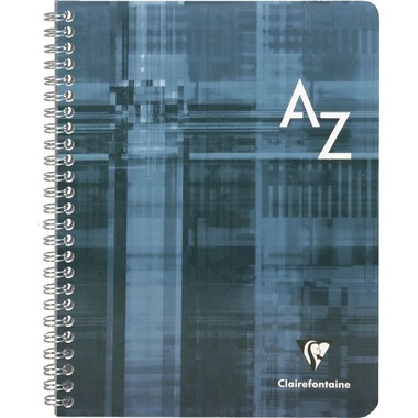 CLAIREFONTAINE Rubrica Index A5 8549C ass., quadri, 5mm 90 fogli
