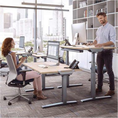 FELLOWES Levado tavolo 9870701 1600mm x 800mm Acero