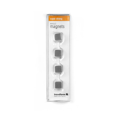 TRENDFORM Magic Magnets CUBE MM2010 4er Set silber