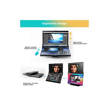 Mobile Pixels Moniteur Geminos 24"