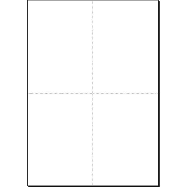 SIGEL Postkarten A6 LP711 weiss, 185g 80 Stück