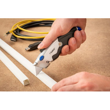 DAHLE Cutter Heavy Duty 10890-16224 noir/bleu, lame trapézoïdale