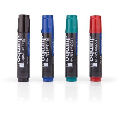 MAGNETOPLAN Flipchart Marker Jumbo 1111505 ass. 4 Stück