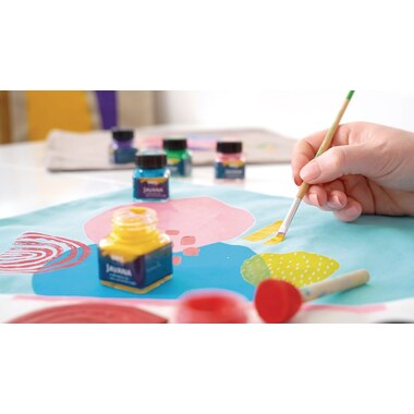 KREUL Peinture pour textiles JAVANA 90597 Color Living set avec 6pcs