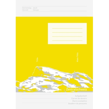 INGOLD-BIWA Quaderno UWS 12,5x17,6cm 02.9644.124 grigio, 80g 1 Jahr