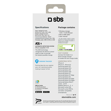 Halterung mit kabellosem Laden und Suchfunktion