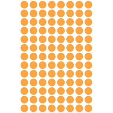AVERY ZWECKFORM Repère 8mm 3178 orange 416 pcs.