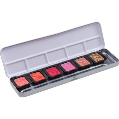 TALENS Boite aquarelle Finetec F0603 Essentials Warm 6 couleurs