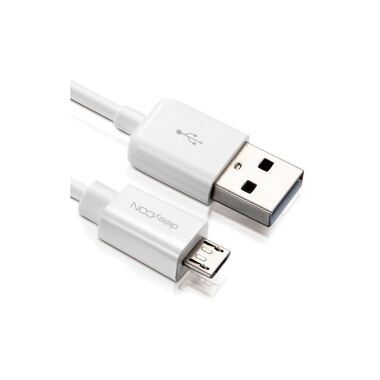 deleyCON USB 2.0-Kabel USB-A - Micro-USB B 3 m